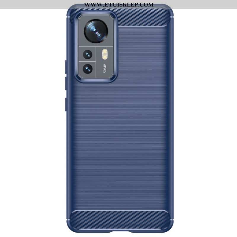 Etui do Xiaomi 12 Pro Szczotkowane Włókno Węglowe